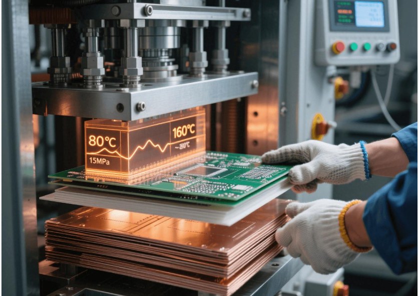 PCB线路板热压合